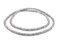 The Bead Chest Silver 5mm Saucer Beads, Full Strand of Quality Metal Spacers for DIY Jewelry Design